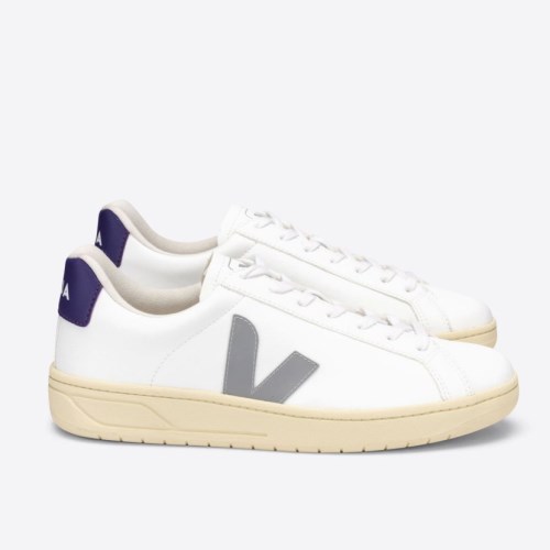 Veja Urca CWL Mens Trainers White/Grey/Purple UK 86867